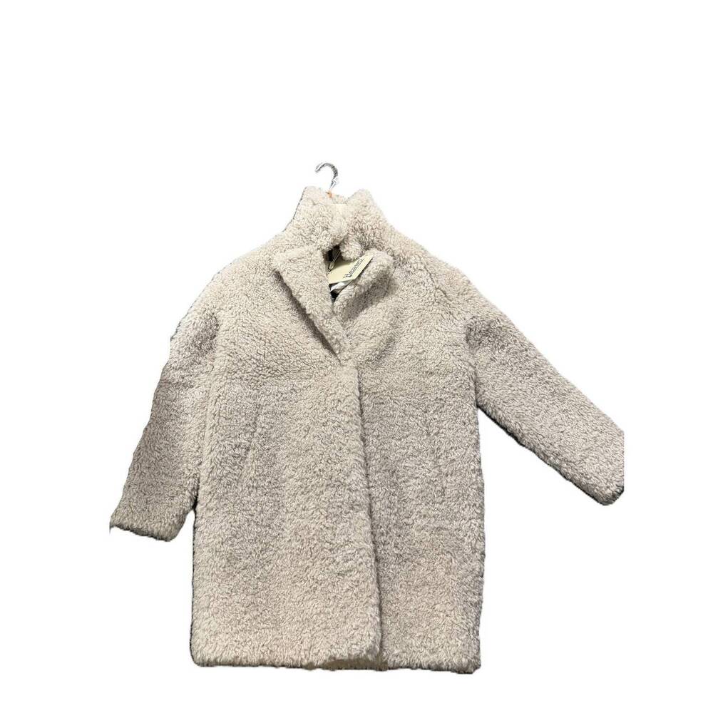 NEW HERNO women's teddy jacket in oatmeal